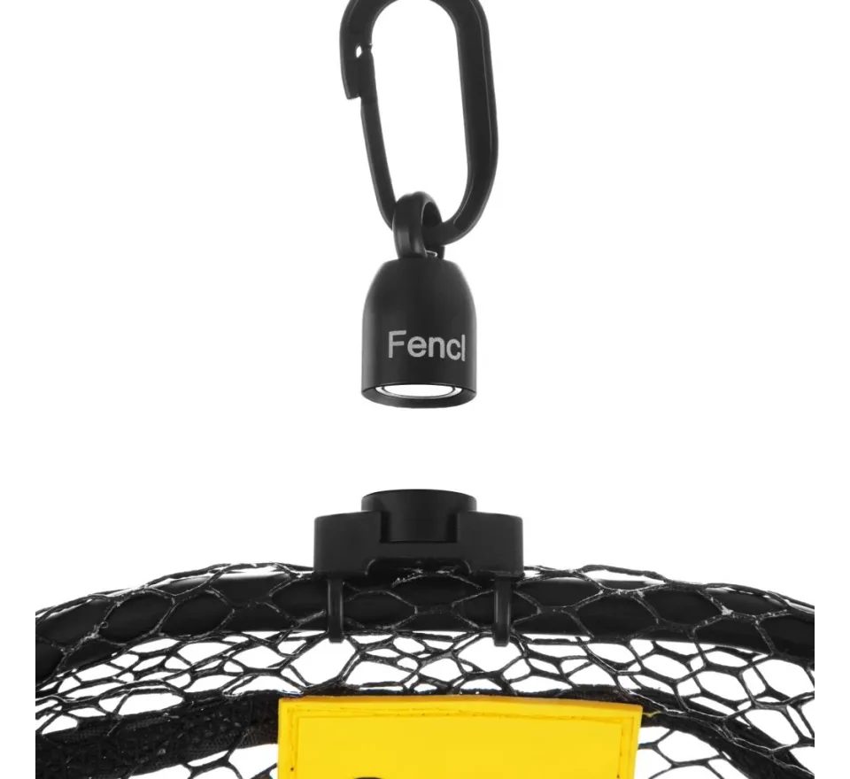 Fencl Muškařský podběrák King L Carbon se silikonovou sítí a magnetem