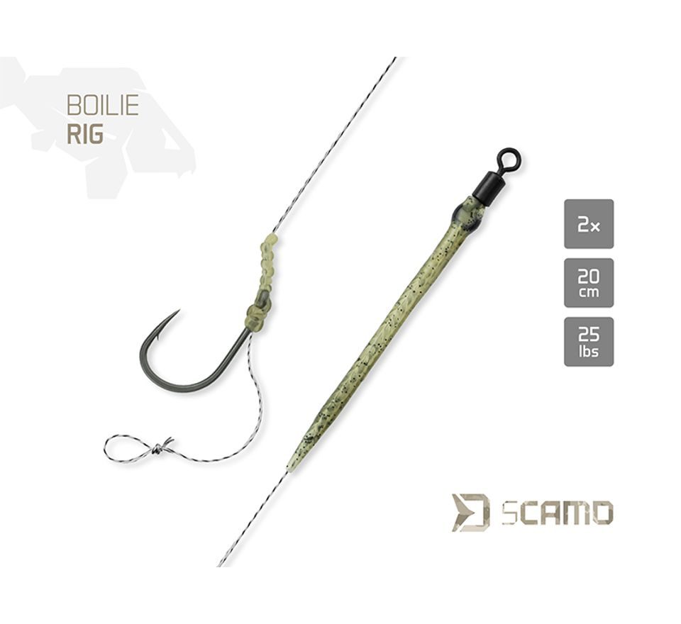 Delphin Návazec sCamo Boilie rig 2ks