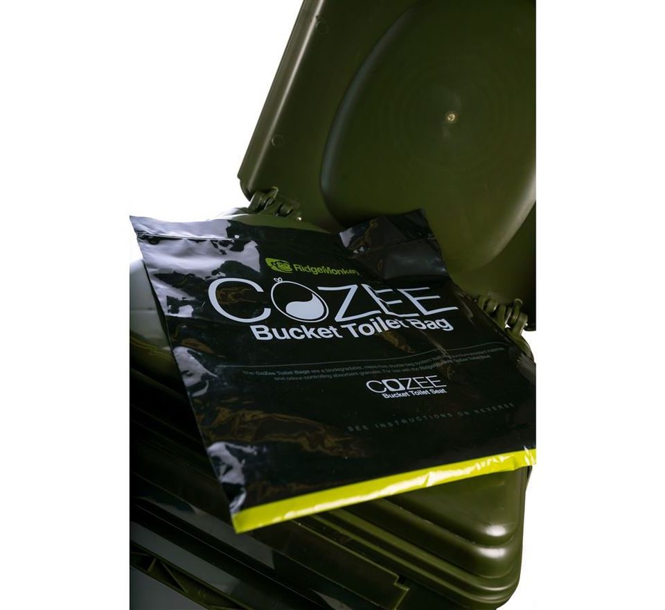 RidgeMonkey Kompaktní přenosná toaleta CoZee Toilet Seat Full Kit