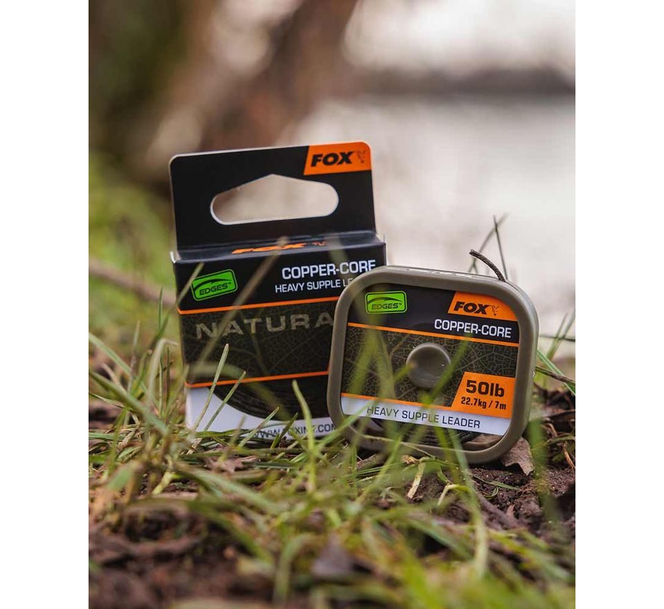 Fox Návazcová šňůra Edges Naturals Copper-Core 50lb 7m