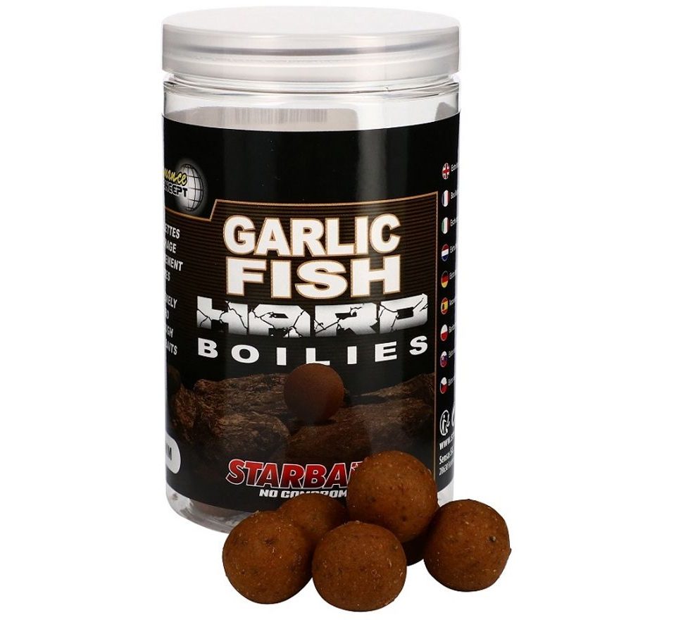 Starbaits Boilie Hard Garlic Fish 200g