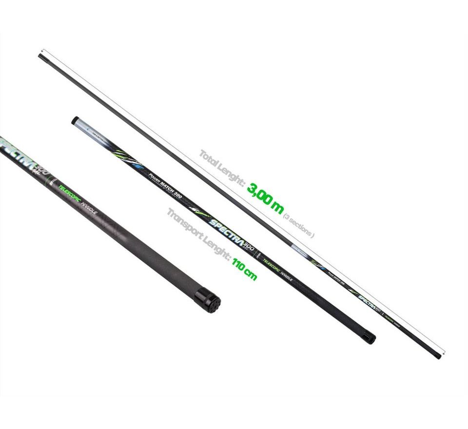 Zfish Podběráková tyč Spectra Tele Handle 3m