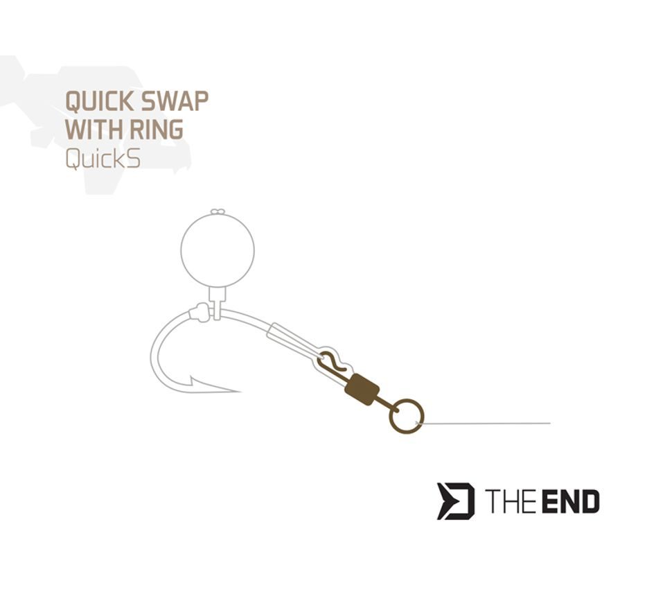 Delphin Rychloobratlík s kroužkem TheEND QuickS 10ks