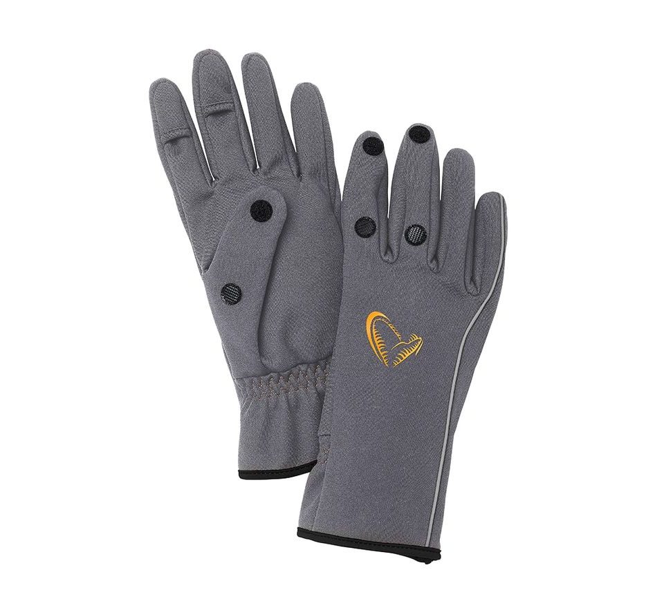 Savage Gear Rukavice Softshell Glove Grey