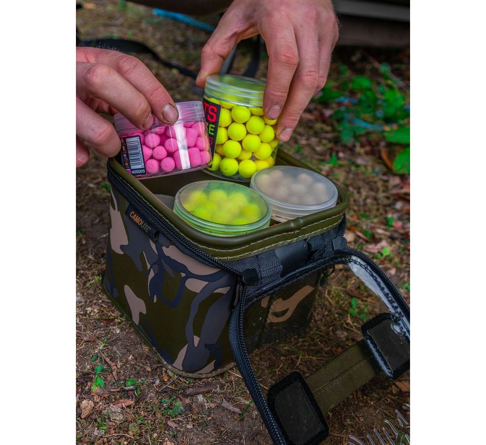 Fox Taška na nástrahy Aquos Camo Bait Storage