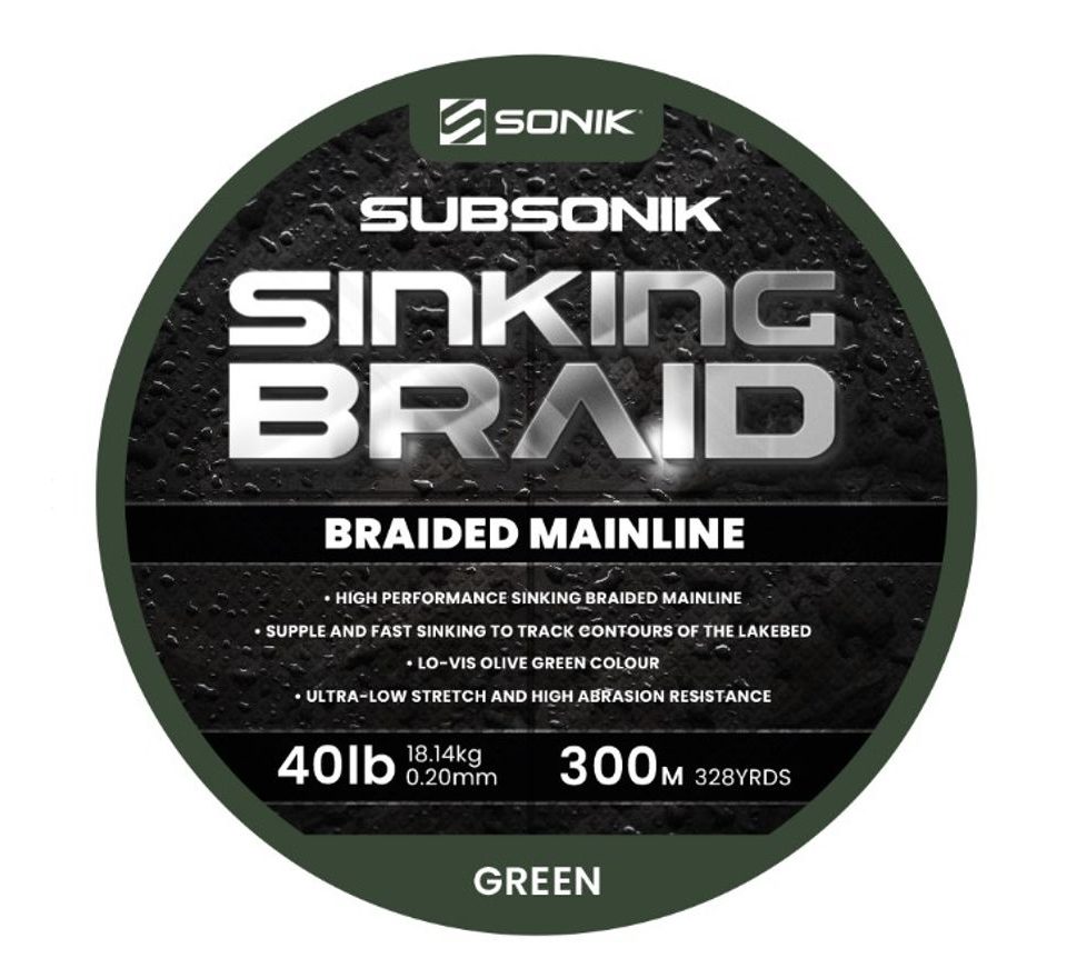 Sonik Šňůra Subsonik Sinking Braid 0,20mm 40lb 300m