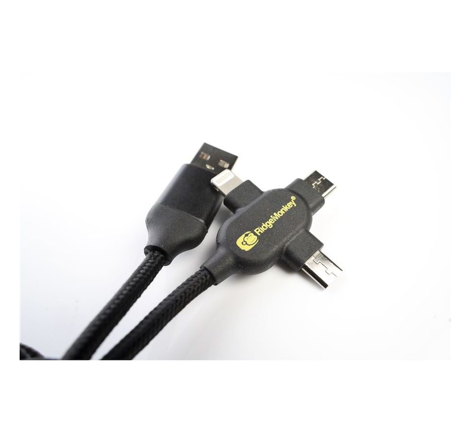 RidgeMonkey Napájací kábel Vault USB-A to Multi Out Cable 2m