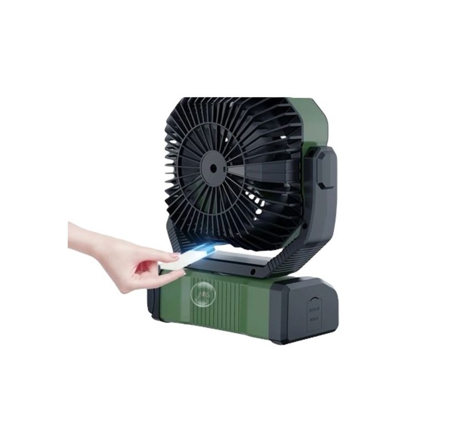 Holdcarp Větrák Rechargeable DoubleMotor WaterSpray Fan
