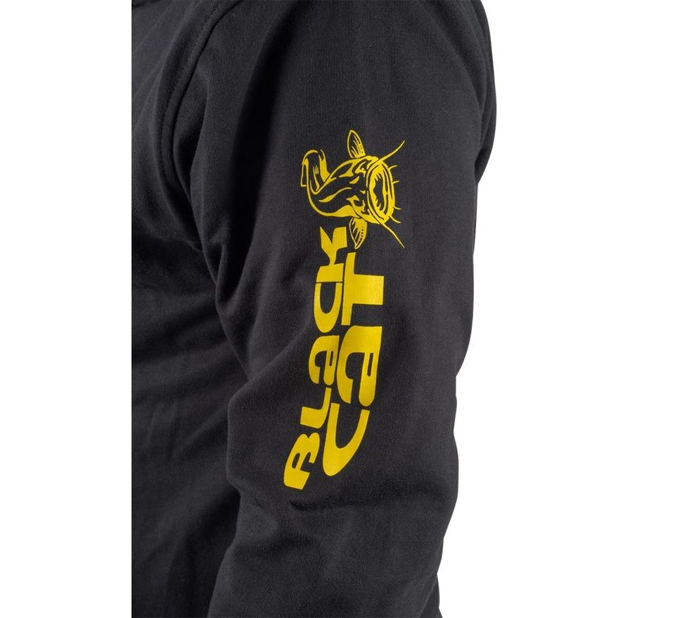 Black Cat Mikina Black Hoody