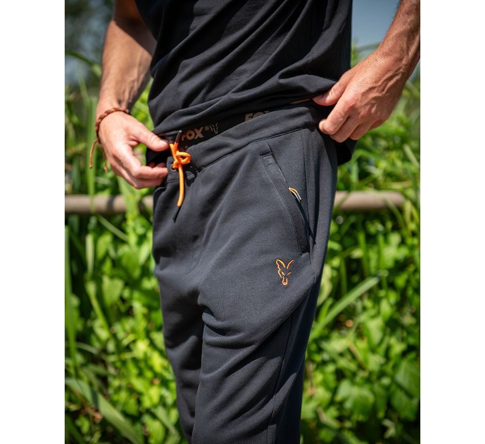 Fox Tepláky Classic Jogger Black / Orange