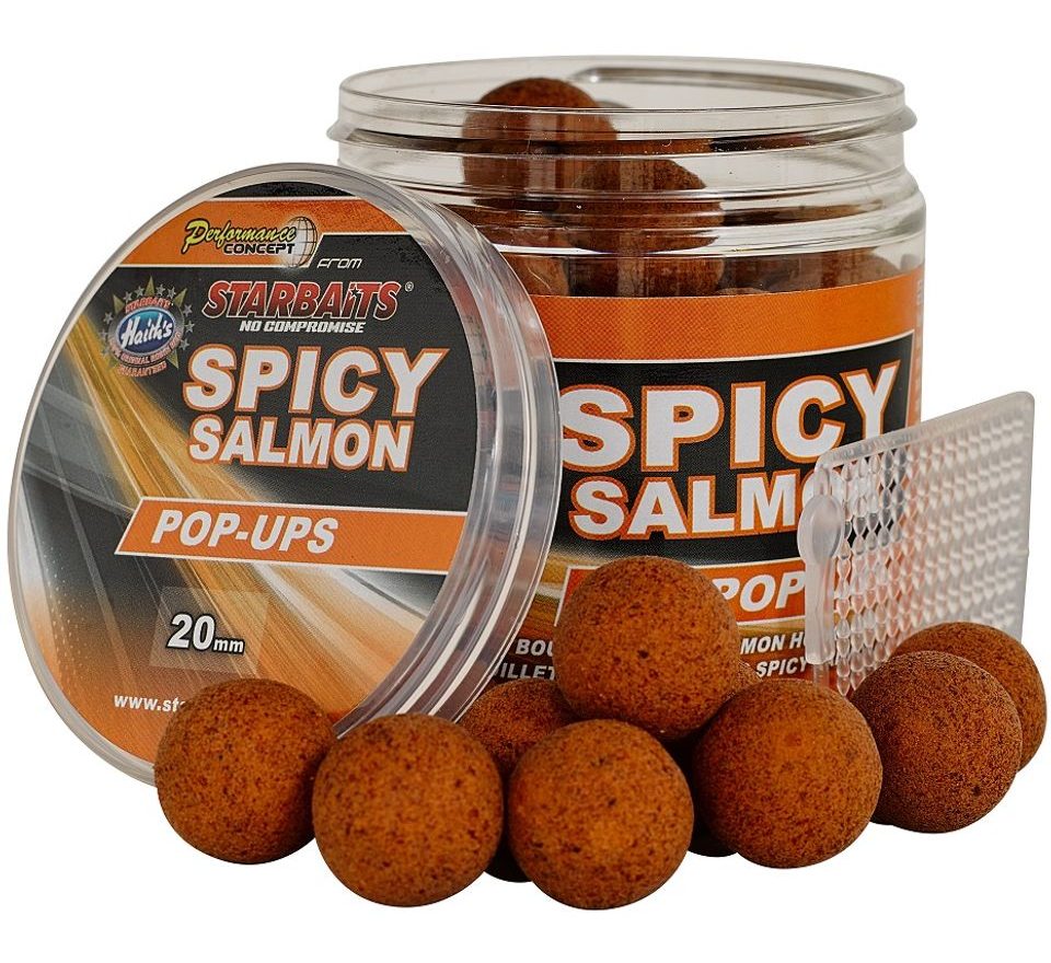 Starbaits Plávajúce boilies Pop Up Spicy Salmon 50g