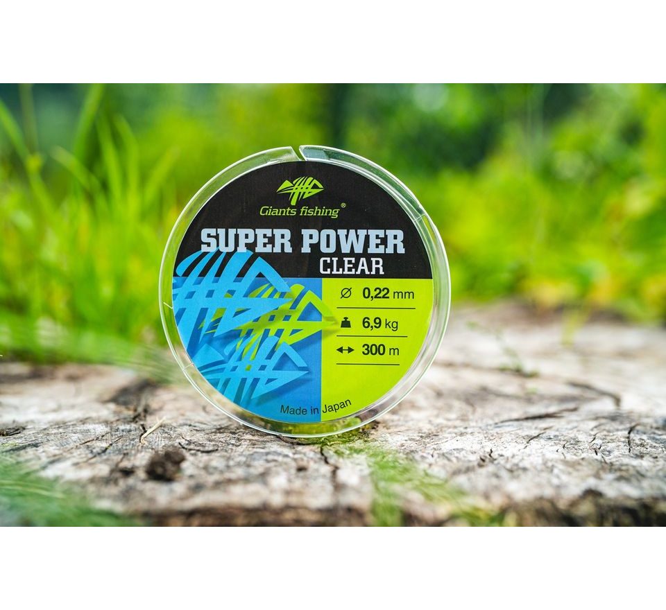Giants fishing Vlasec Super Power Clear 300m