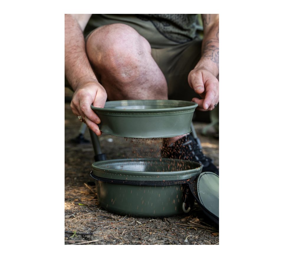 Korum Miešačka EVA Solid Groundbait Bowl & Riddle