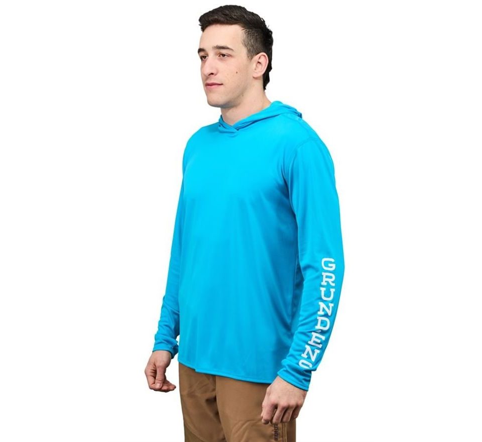 Grundéns UV Triko Tough Sun Hoodie Azure