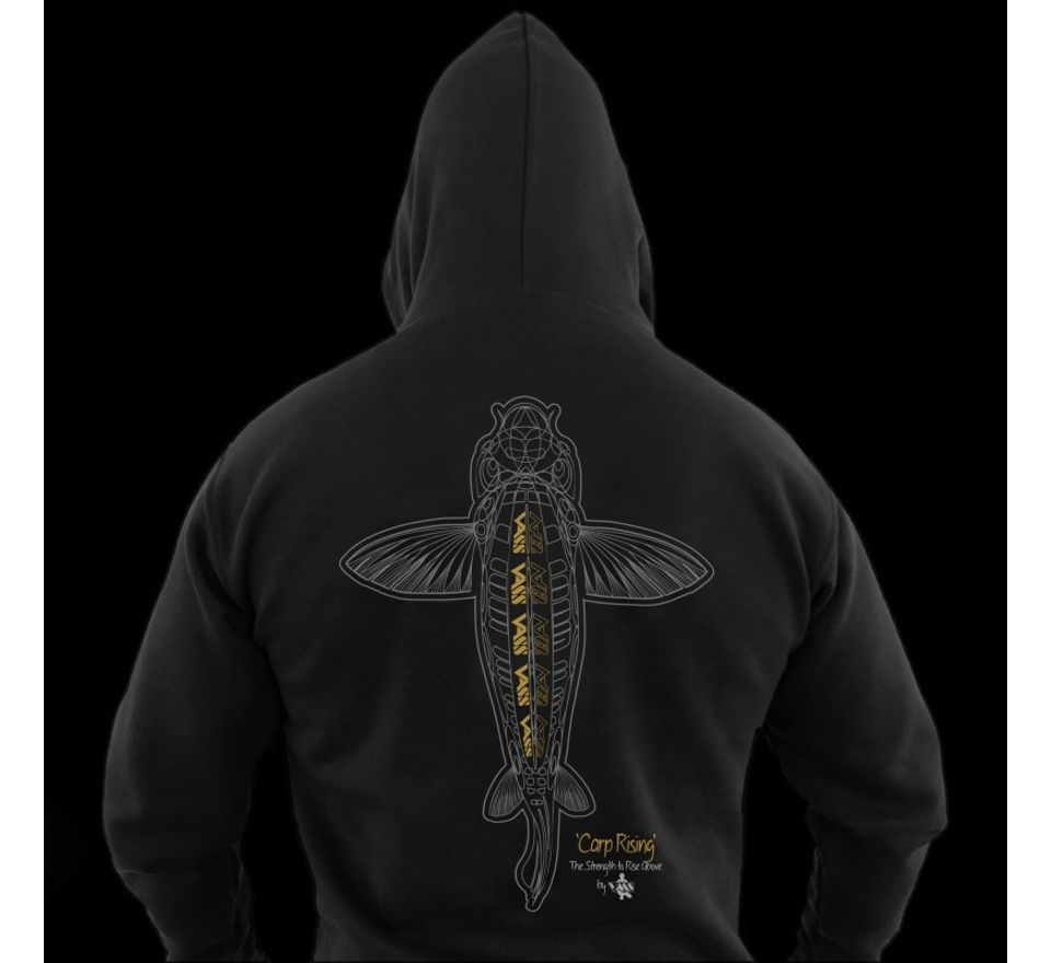 Vass Mikina Carp Rising Hoodie Black