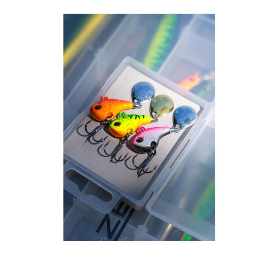 Zebco Tail Spinner Target Fish Spin Jig Set 3ks