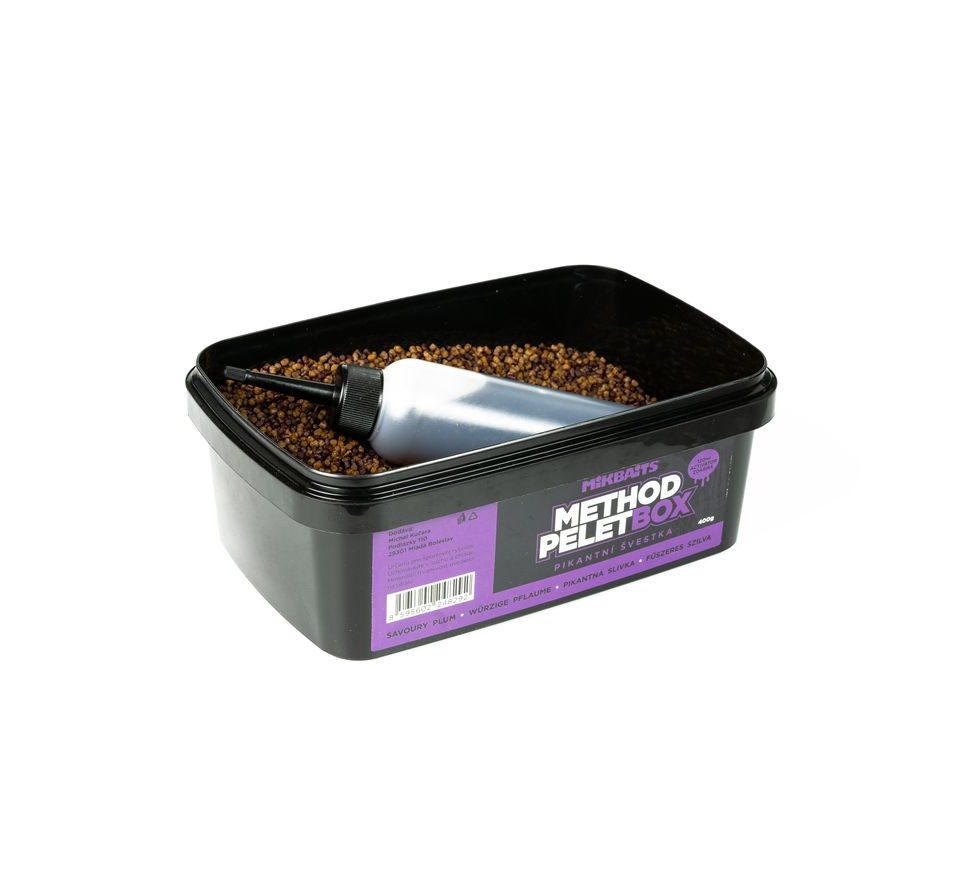 Mikbaits Method pelet box 400g + 120ml Activator