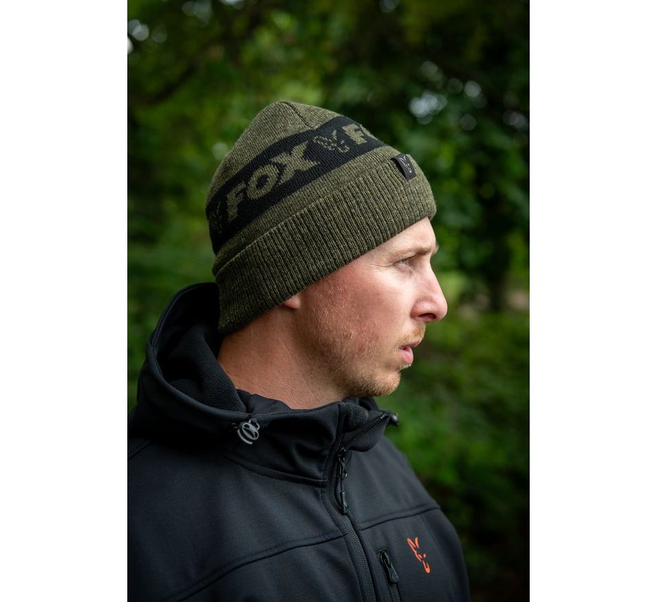 Fox Zimní čepice Collection Beanie Hat Green & Black