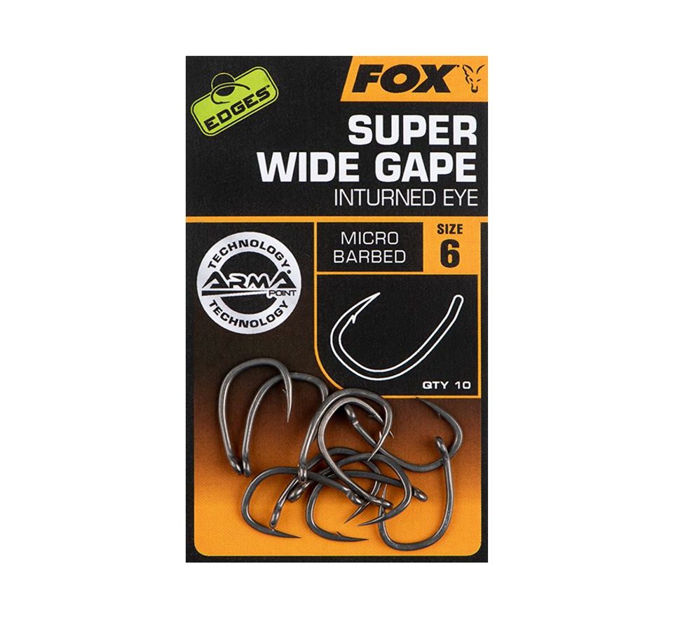 Fox Háčky Armapoint Super Wide Gape 10ks (Inturned Eye)