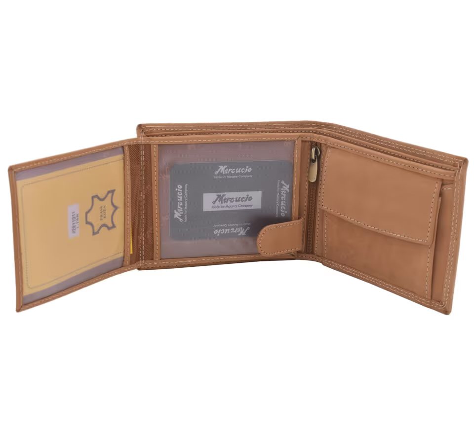 Mercucio Pánská peněženka Kapr hlava