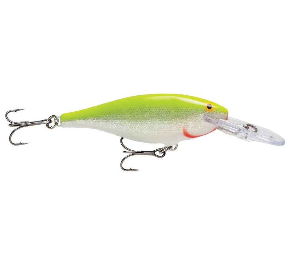 Rapala Wobler Shad Rap Deep Runner Silver Fluorescent Chartreuse