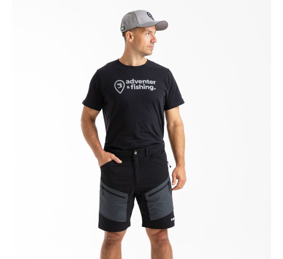 Adventer & fishing Kraťasy Dark Shadow and Black