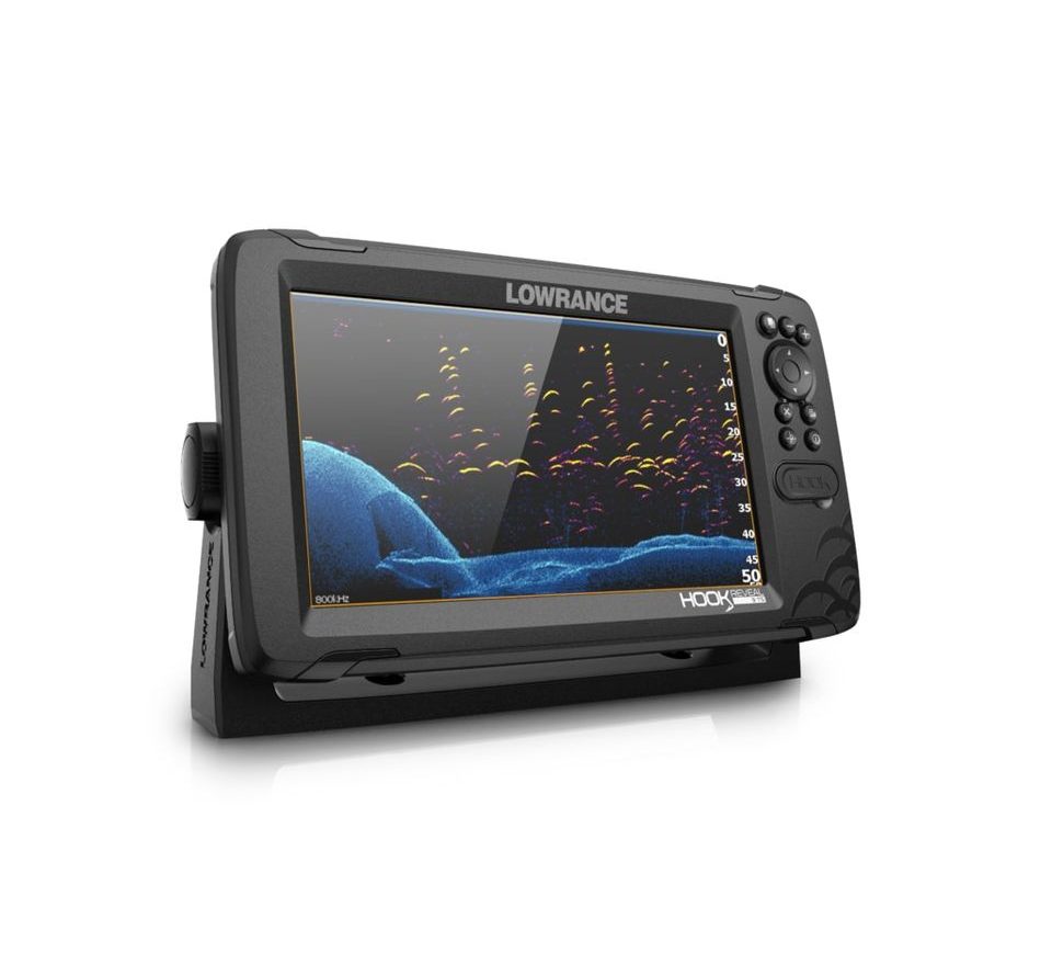 Lowrance Echolot Hook Reveal 9 se Sondou Tripleshot + baterie + nabíječka ZDARMA