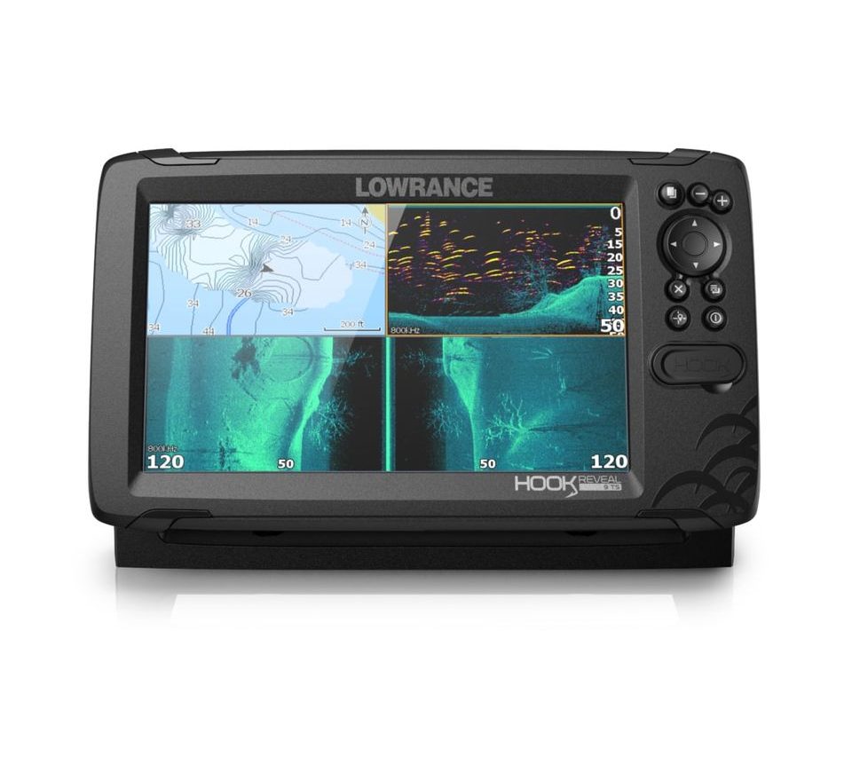 Lowrance Echolot Hook Reveal 9 se Sondou Tripleshot + baterie + nabíječka ZDARMA