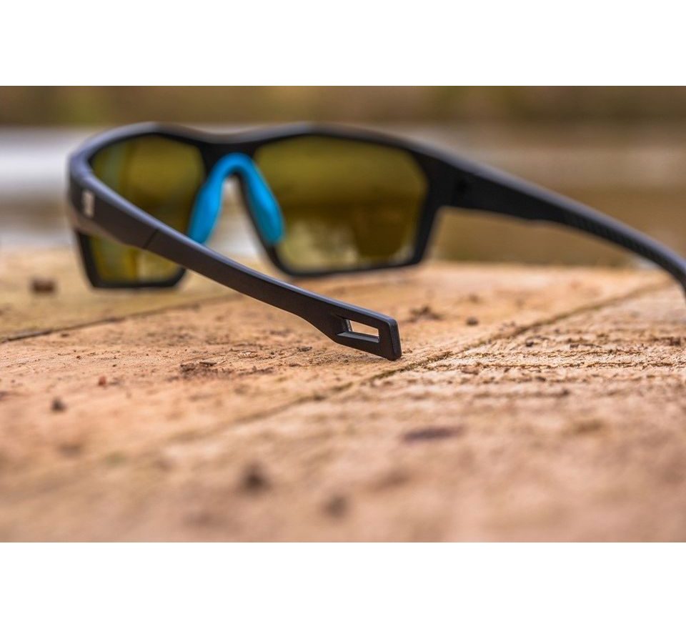 Preston Polarizační Brýle Absolute Wrap Sunglasses Amber Brown