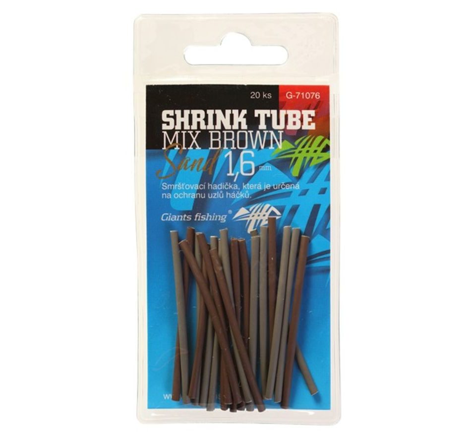 Giants Fishing Smršťovací hadička mix barev Shrink Tube Brown-Sand 20ks
