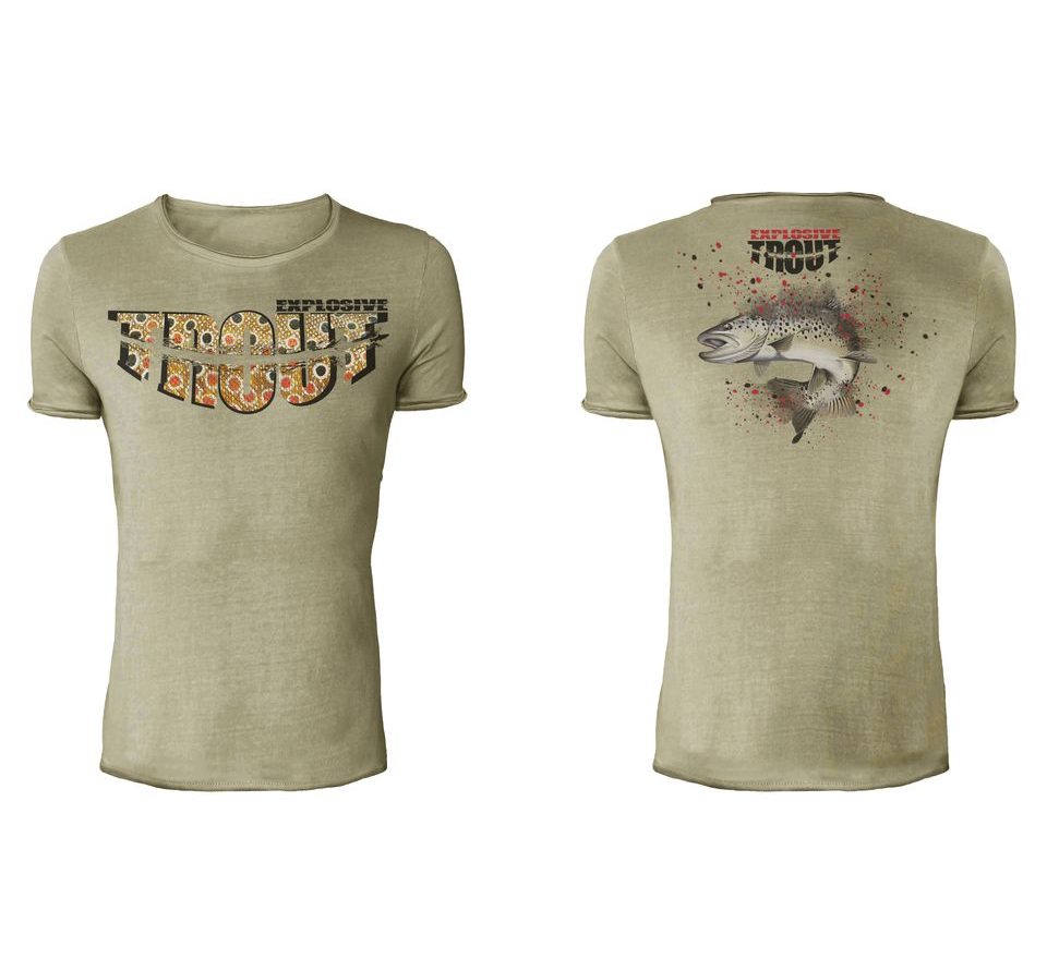 Hotspot Design Tričko Vintage Explosive Trout