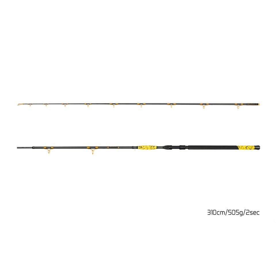 Delphin Prút Hazard BxG 285cm 505g 2-dielny