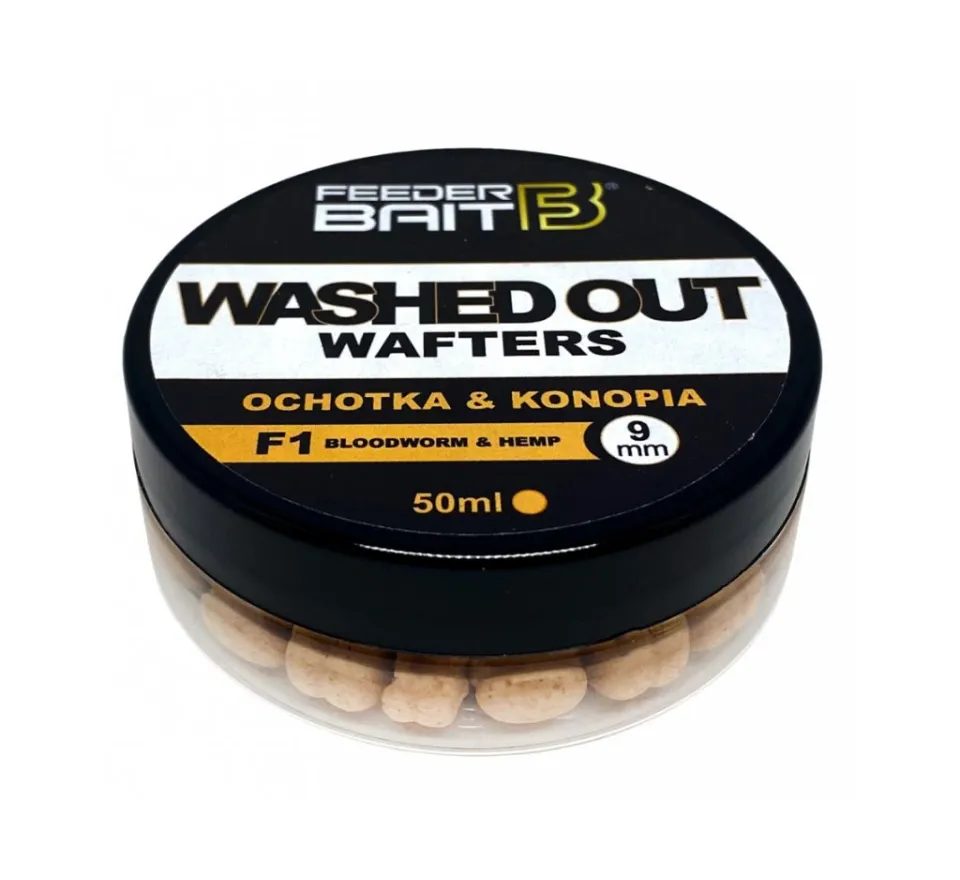 FeederBaits Nástraha Washed Out Wafters 9mm 50ml