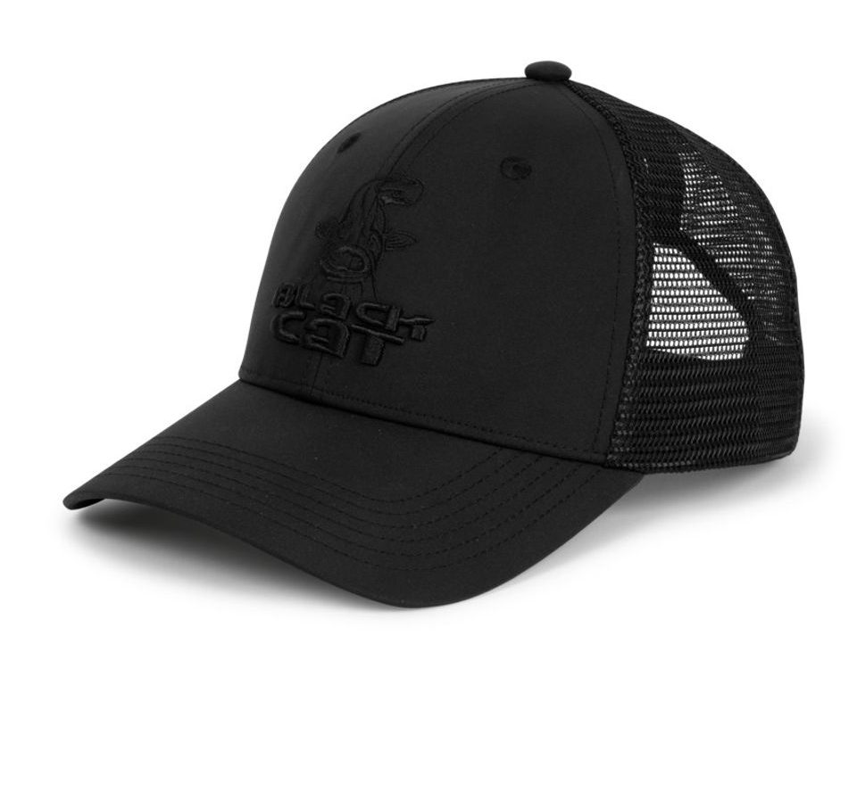 Black Cat Kšiltovka Black Trucker Cap
