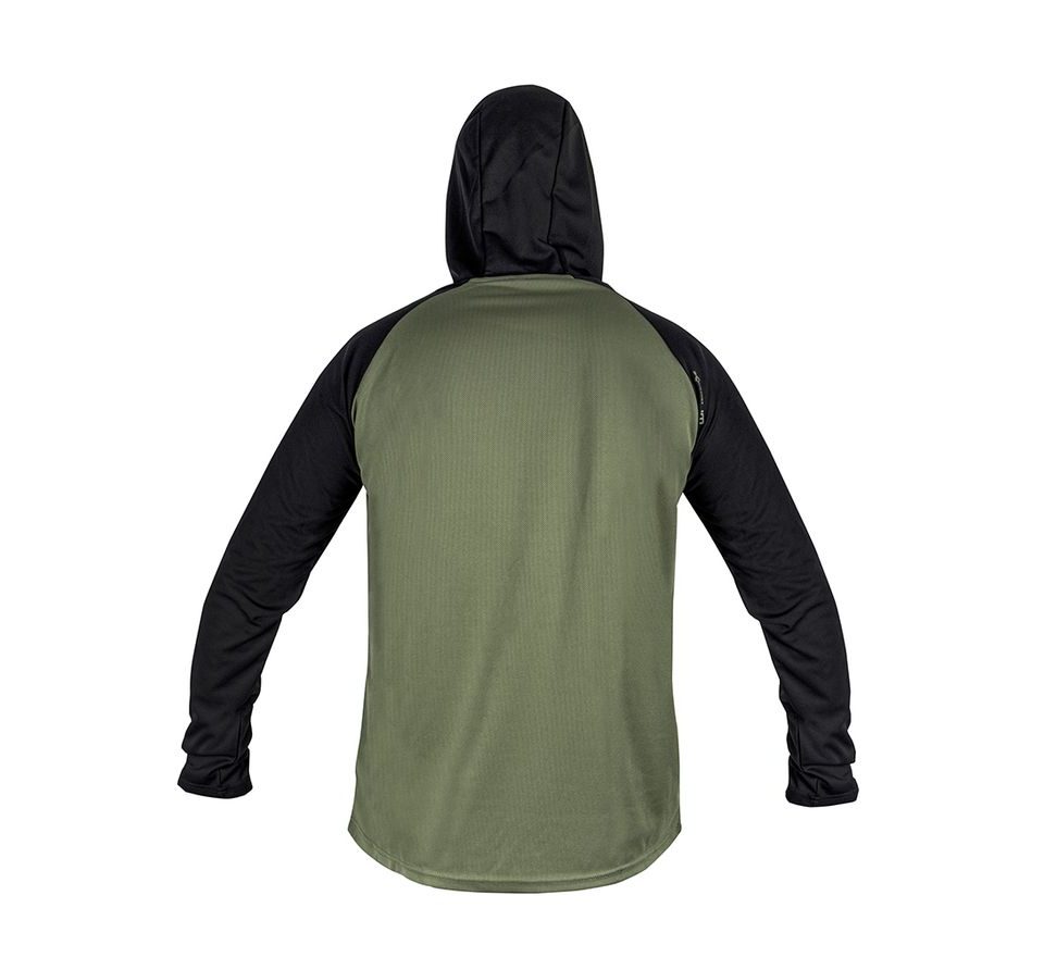 Korum Tričko s dlouhým rukávem Hooded Dri-active Shirt