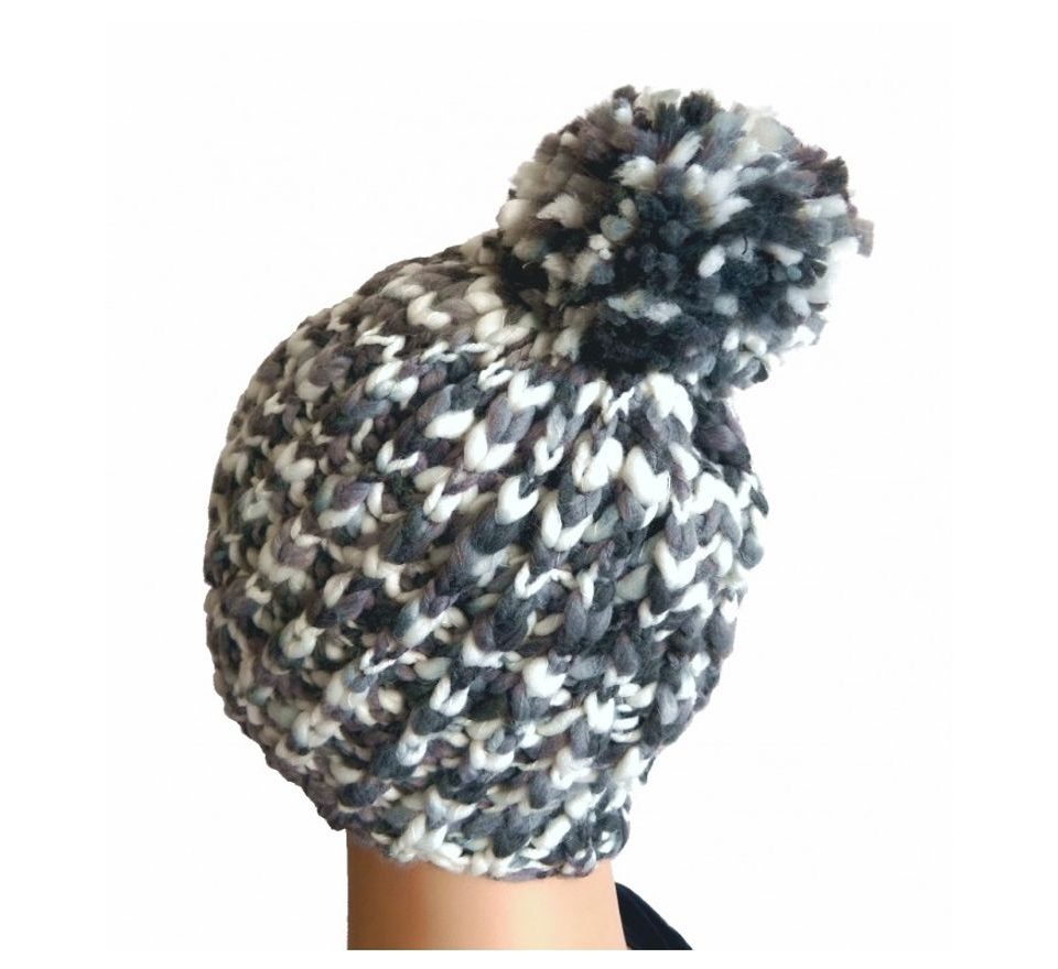 R-Spekt Kulich Fluffy beanie šedý