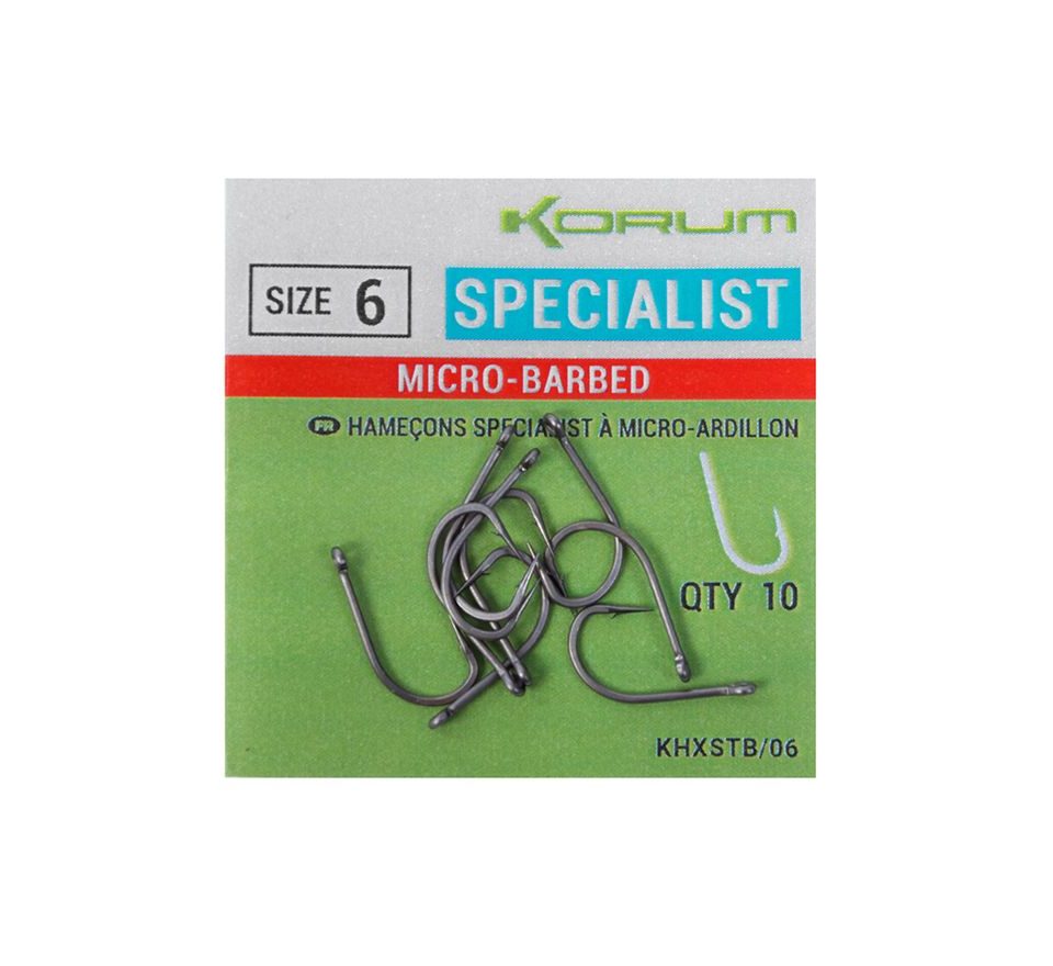 Korum Háčky Xpert Specialist Hooks 10ks