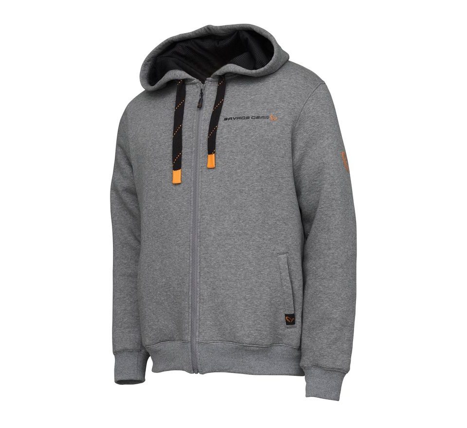 Savage Gear Classic Zip Hoodie Grey Melange