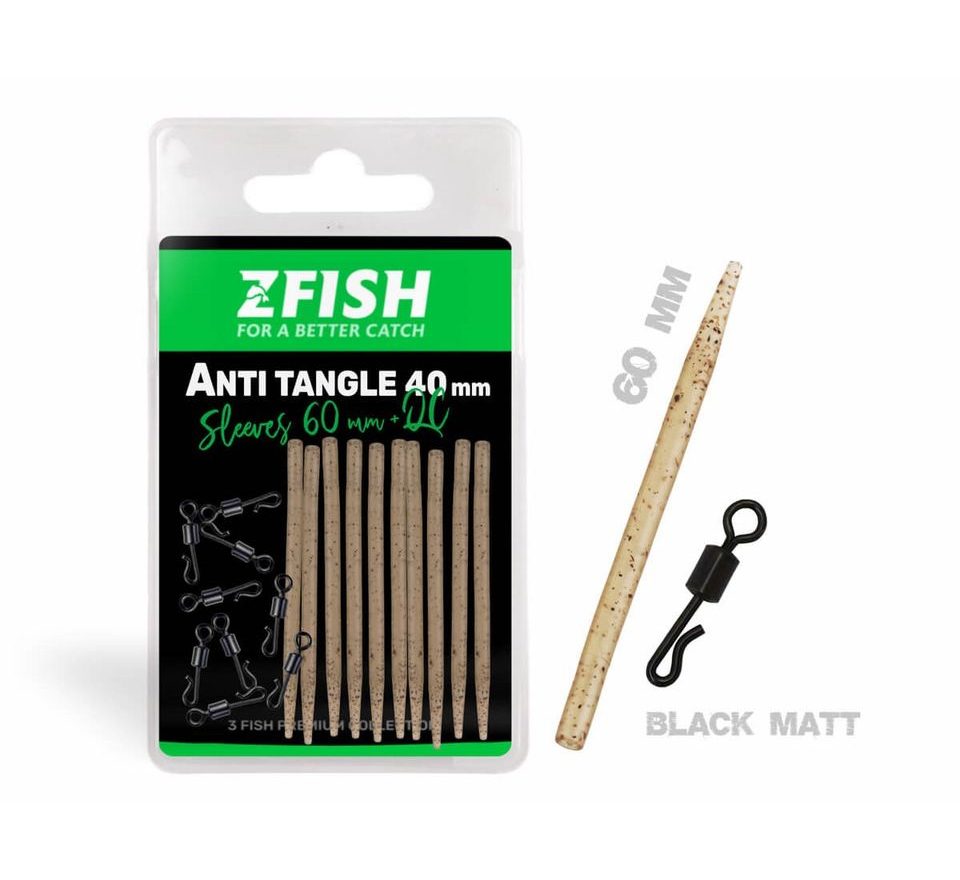 Zfish Sada Prevliekacích Anti Tangle SET Sleeves + QC 10ks