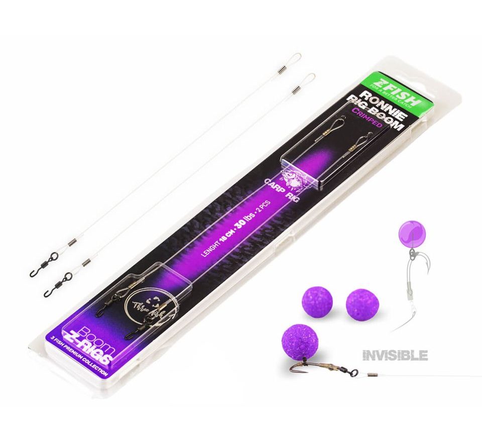 Zfish Krimpovaný Nadväzec Ronnie Rig Boom 18cm 30lbs