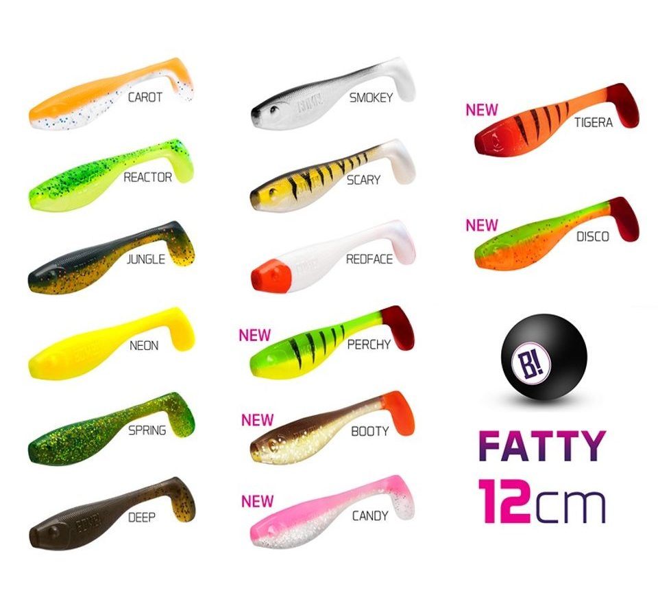 Delphin Umělá nástraha Bomb! Fatty 12cm 5ks