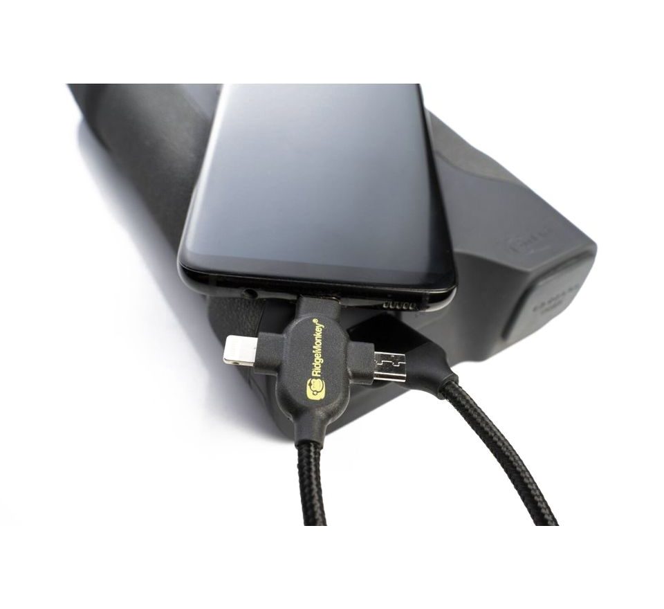 RidgeMonkey Napájecí kabel Vault USB-A to Multi Out Cable 2m