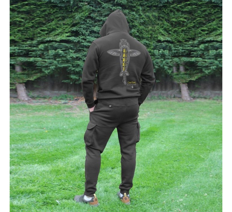 Vass Mikina Carp Rising Hoodie Black