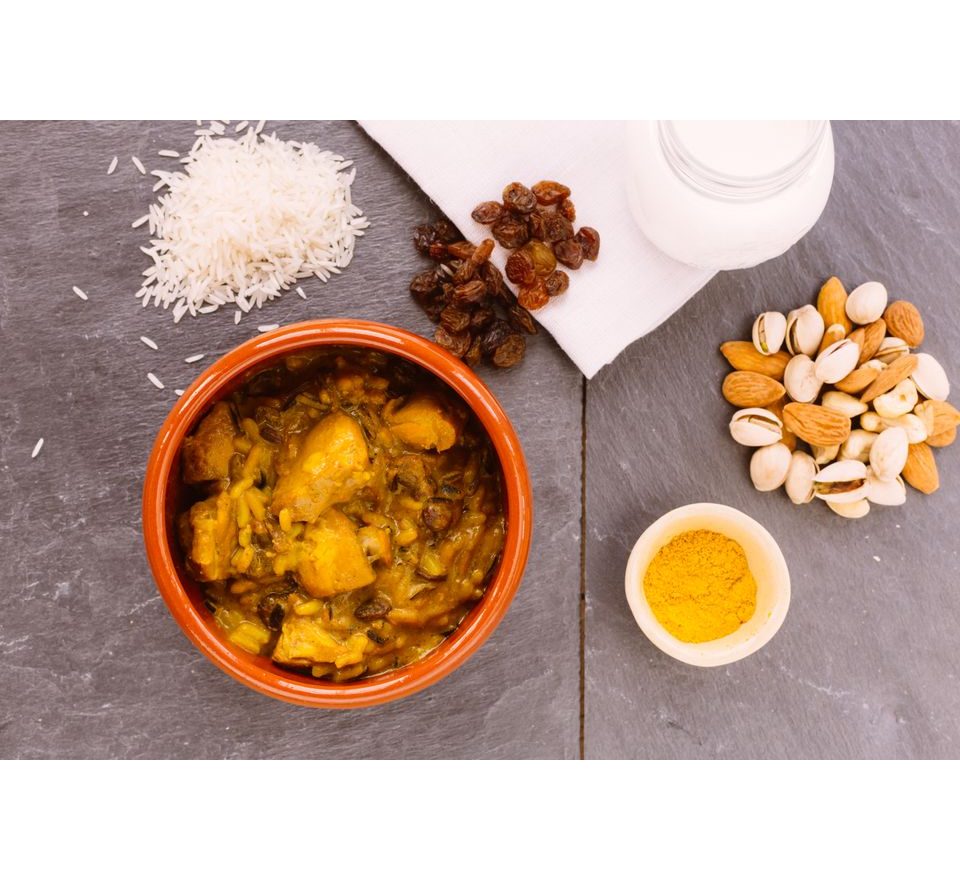 Forestia Campingová strava Kuřecí Madras s dlouhozrnnou a divokou rýží