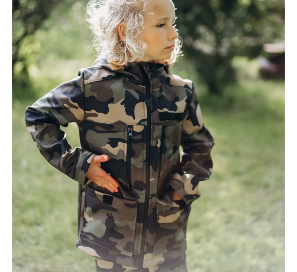 Šijeme srdcem Bunda Softshell V kapse celý revír