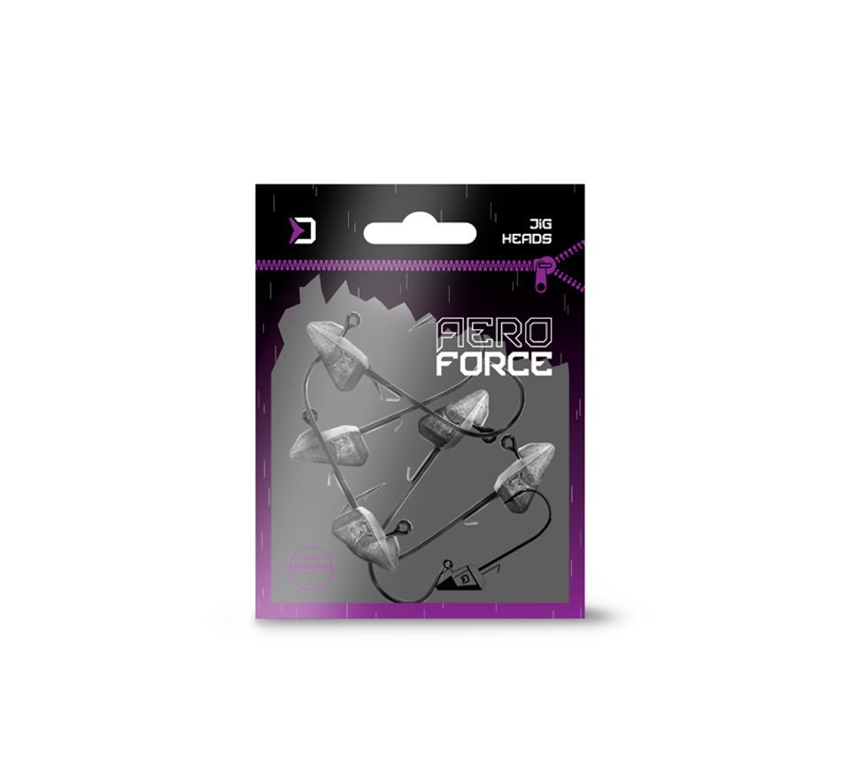 Delphin Standup jig s držákem AeroForce 5ks