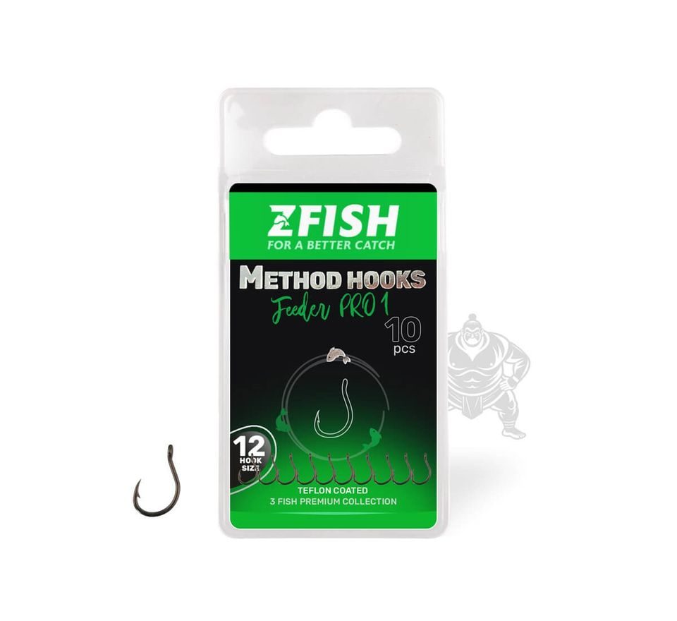 Zfish Háčky Method Feeder Pro 1