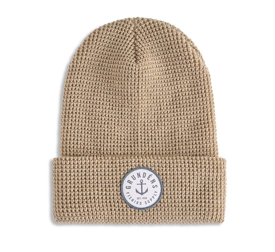 Grundéns Čiapka Anchor Waffle Beanie Clay O/S