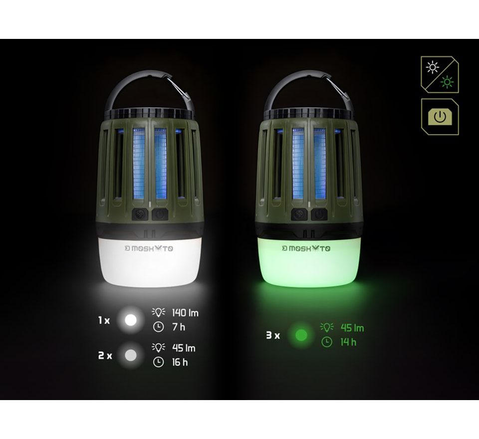Delphin Kempingová lampa Moskyto