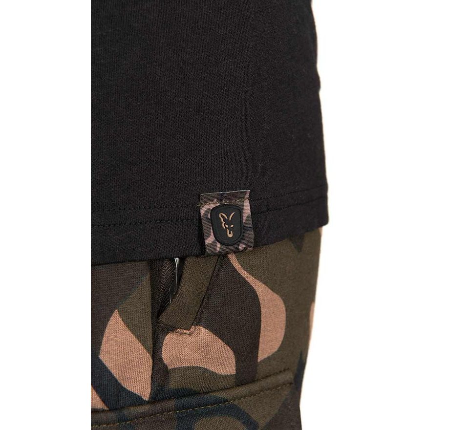 Fox Triko Black / Camo Outline T-Shirt